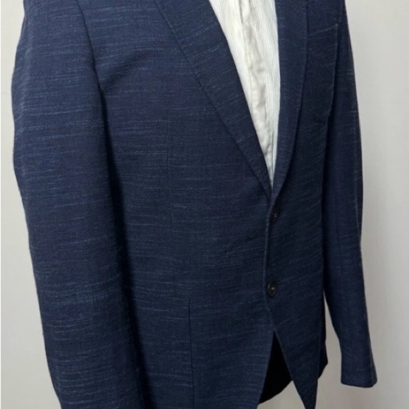 Hugo Boss Raye 7 extra slim fit wool & linen Jacket - Picture 3 of 14
